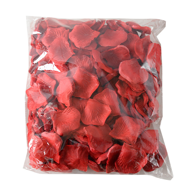 Petale de trandafir artificiale din fibră nețesută, decor de nuntă, aruncare manuală, set 0,5 kg
