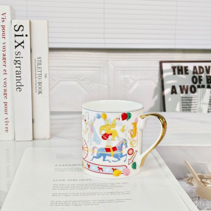 Set european de cafea cu cești și farfurioare din bone china, ceainic pentru cafea de după-amiază, set de ceai, cadou pentru casă