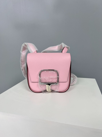 Mini kožna crossbody torbica s otiskom dlana za žene