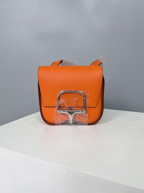 Mini kožna crossbody torbica s otiskom dlana za žene