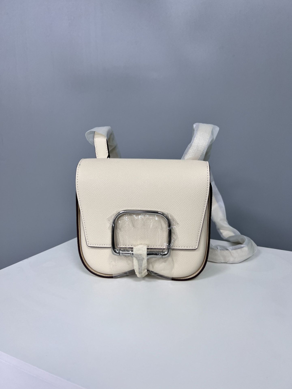 Mini kožna crossbody torbica s otiskom dlana za žene