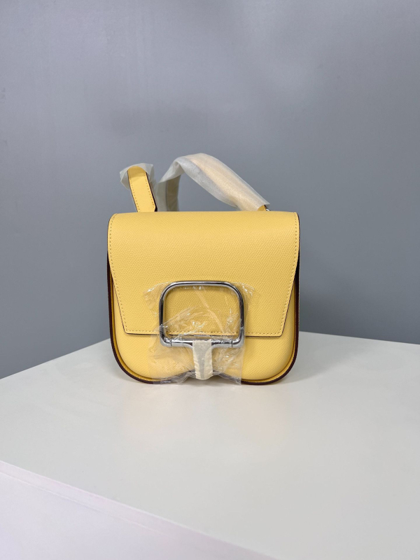 Mini kožna crossbody torbica s otiskom dlana za žene