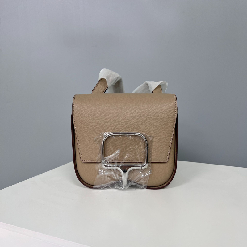 Mini kožna crossbody torbica s otiskom dlana za žene