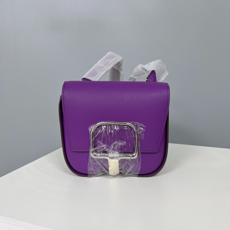Mini kožna crossbody torbica s otiskom dlana za žene