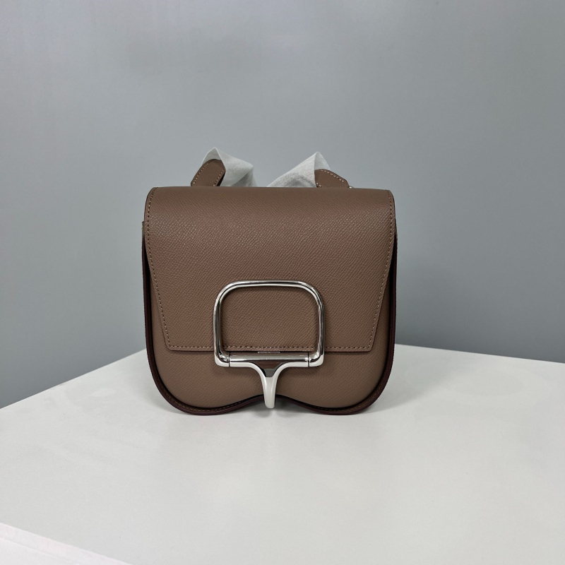 Mini kožna crossbody torbica s otiskom dlana za žene