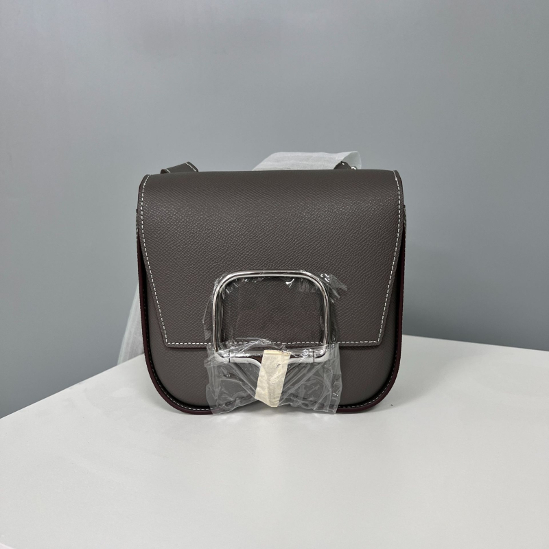 Mini kožna crossbody torbica s otiskom dlana za žene