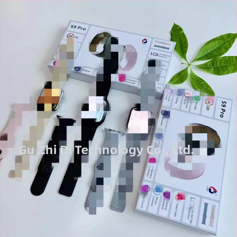 S9Pro chytré hodinky s Bluetooth volaním, bezdrôtovým nabíjaním, dvojitým remienkom, verzia 2.02, obchodná edícia, HD veľká obrazovka