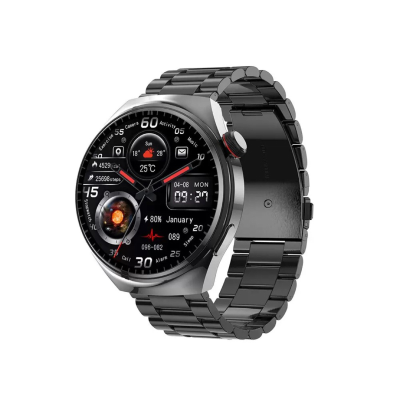 Kružni Watch4 Pro – novi model, 1,6 inča, Bluetooth za pozive, praćenje otkucaja srca i HD zaslon