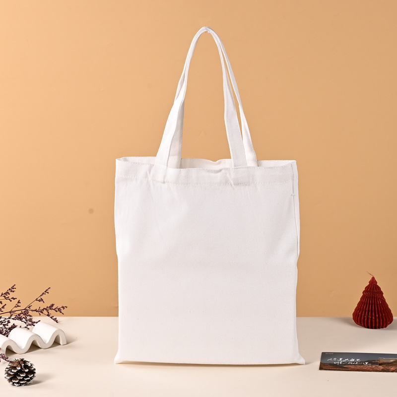 Geantă tote laminată goală, geantă din pânză, geantă de mână din bumbac, geantă pentru studenți în publicitate culturală și creativă, cu logo personalizat