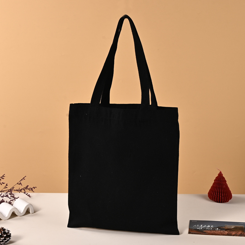 Geantă tote laminată goală, geantă din pânză, geantă de mână din bumbac, geantă pentru studenți în publicitate culturală și creativă, cu logo personalizat