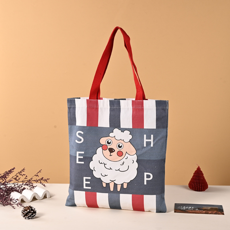 Geantă tote laminată goală, geantă din pânză, geantă de mână din bumbac, geantă pentru studenți în publicitate culturală și creativă, cu logo personalizat