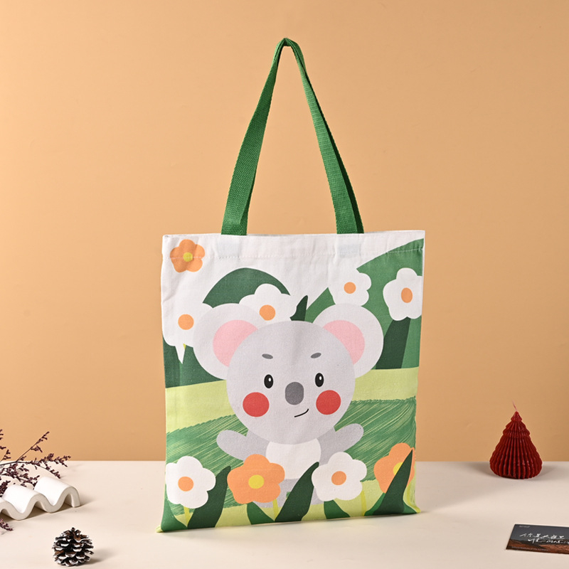 Geantă tote laminată goală, geantă din pânză, geantă de mână din bumbac, geantă pentru studenți în publicitate culturală și creativă, cu logo personalizat