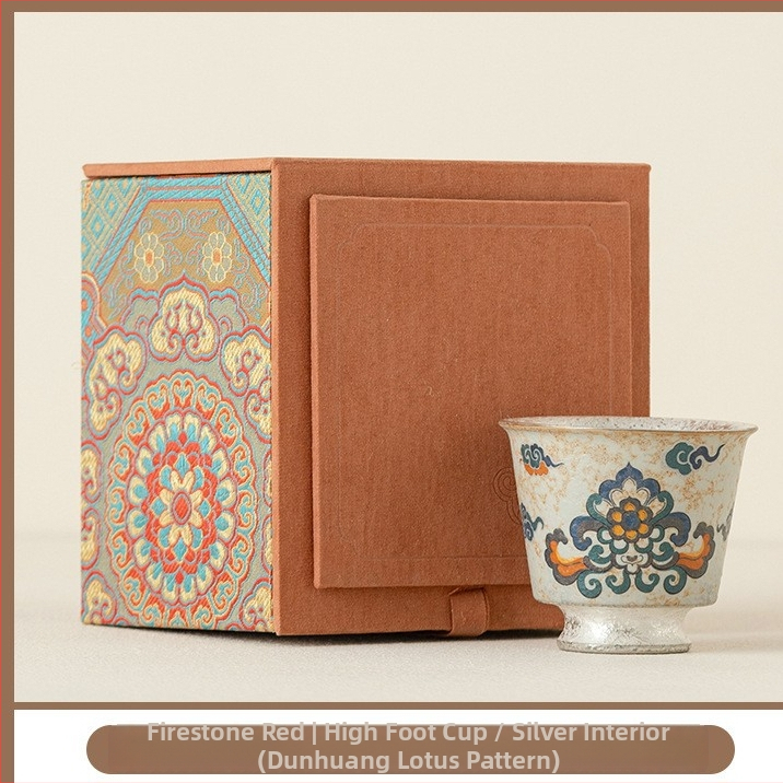 Ceașcă de ceai din porțelan albastru și alb cu motiv de lotus, ceramică, stil chinezesc retro, o singură ceașcă