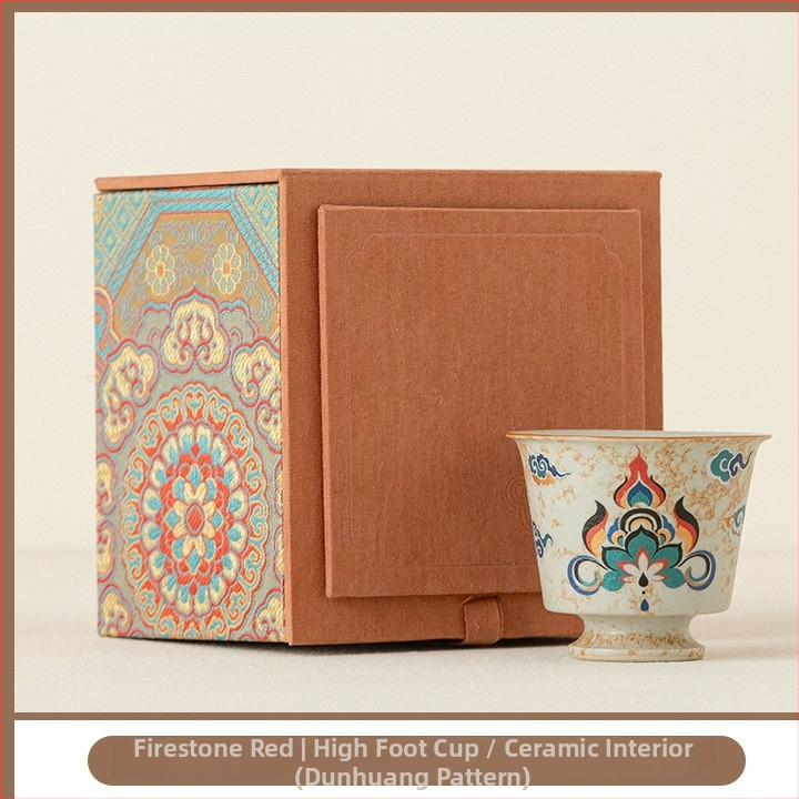 Ceașcă de ceai din porțelan albastru și alb cu motiv de lotus, ceramică, stil chinezesc retro, o singură ceașcă