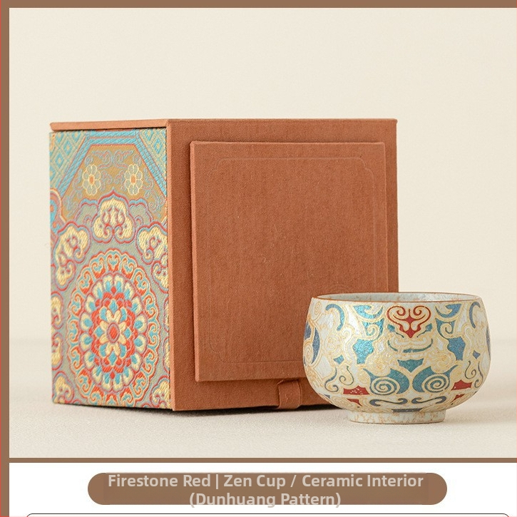 Ceașcă de ceai din porțelan albastru și alb cu motiv de lotus, ceramică, stil chinezesc retro, o singură ceașcă