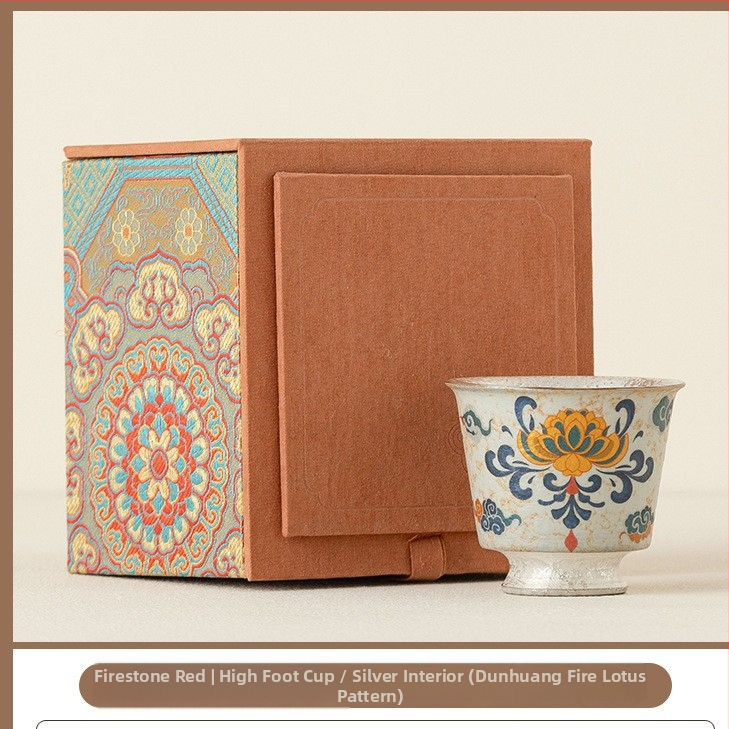 Ceașcă de ceai din porțelan albastru și alb cu motiv de lotus, ceramică, stil chinezesc retro, o singură ceașcă