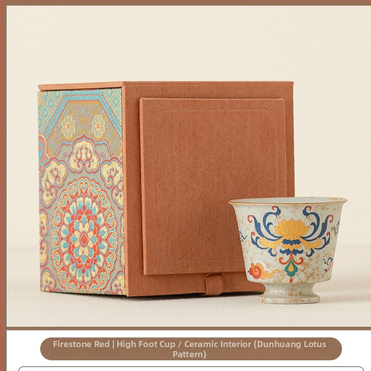 Ceașcă de ceai din porțelan albastru și alb cu motiv de lotus, ceramică, stil chinezesc retro, o singură ceașcă