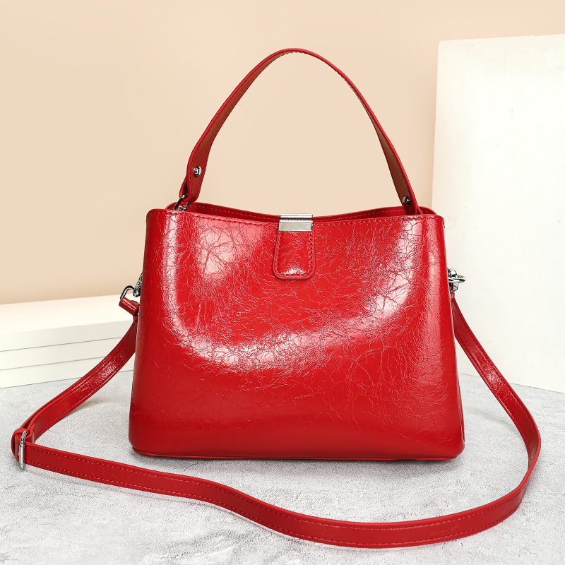Kožna ženska torba za rame, velika zapremina, luksuzan dojam, crossbody torba, vintage torba tipa kanta