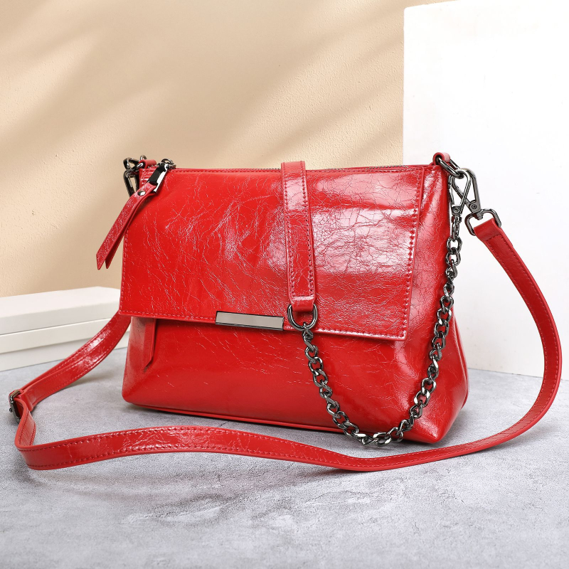 Kožna ženska torba za rame, velika zapremina, luksuzan dojam, crossbody torba, vintage torba tipa kanta