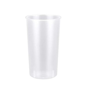 Ceașă pentru ceai cu lapte, cilindrică, diametrul 90 mm, de unică folosință, suprafață mată, PP