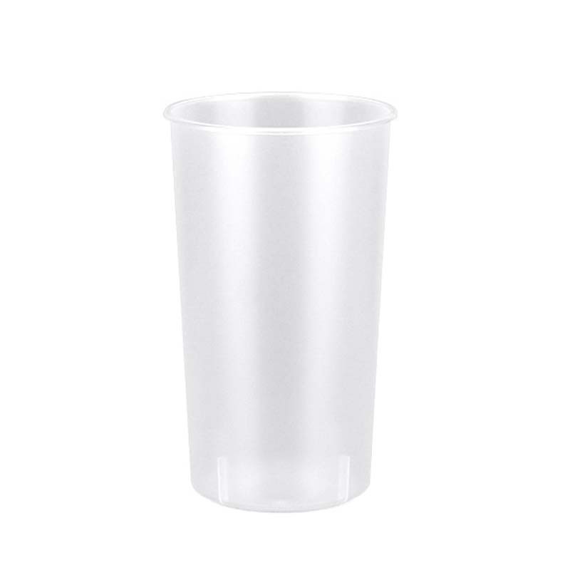 Ceașă pentru ceai cu lapte, cilindrică, diametrul 90 mm, de unică folosință, suprafață mată, PP