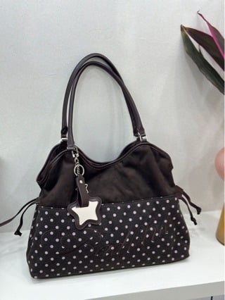 Ženska tote torba s leopard printom od nubuka, velika kapaciteta, za svakodnevnu upotrebu i svestrana