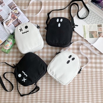 Ženska nylon crossbody torbica, mala veličina, 2025 novi model, sladak crtić dizajn, japanski i korejski stil, svestrana i slatka.