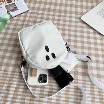 Ženska nylon crossbody torbica, mala veličina, 2025 novi model, sladak crtić dizajn, japanski i korejski stil, svestrana i slatka.