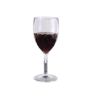 Pahar transparent acrilic pentru șampanie și cocktail, plastic, 200–300 ml
