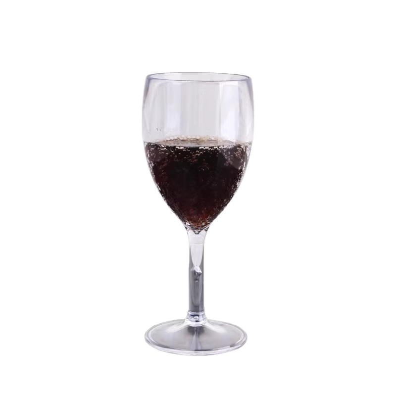 Pahar transparent acrilic pentru șampanie și cocktail, plastic, 200–300 ml