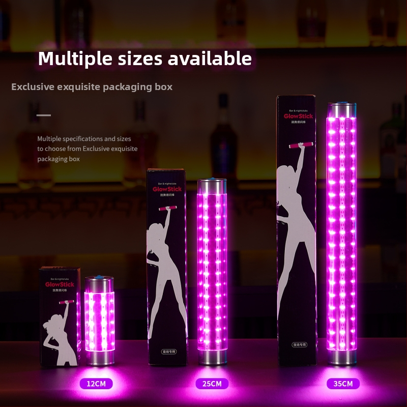 LED dobíjateľná blikajúca palica pre bary a kluby