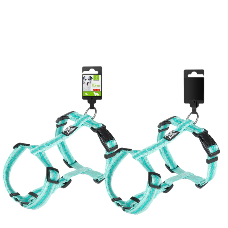Nunbell H-oblik pojas za pse, u stilu veste, lagan, anti-pull, pojas i povodac