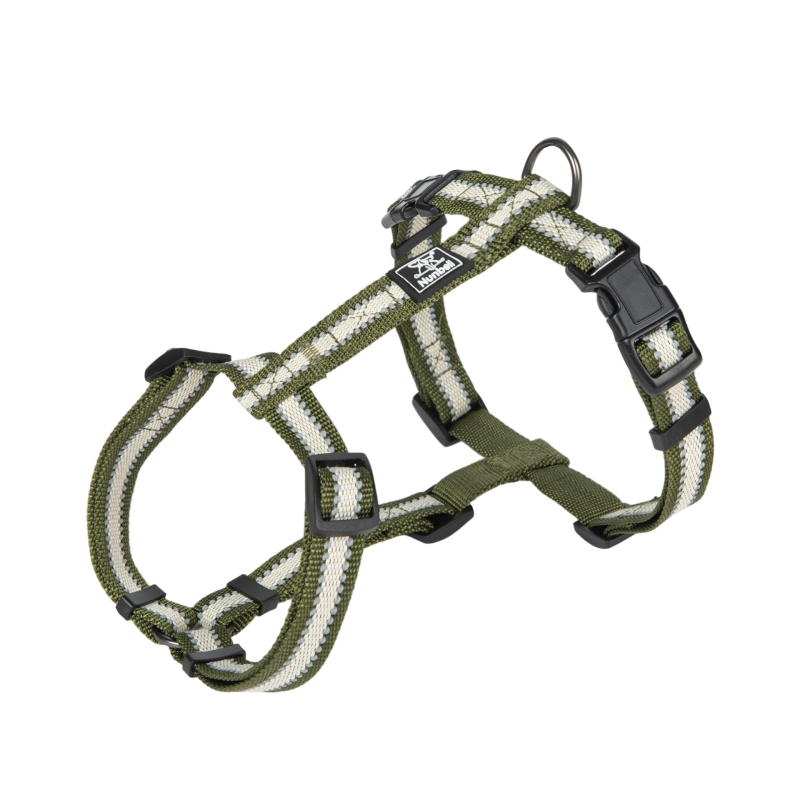 Nunbell H-oblik pojas za pse, u stilu veste, lagan, anti-pull, pojas i povodac