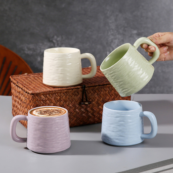 Cană ceramică de cafea, capacitate mare, pentru uz casnic, pentru cupluri, ceașcă de ceai