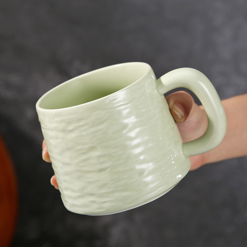 Cană ceramică de cafea, capacitate mare, pentru uz casnic, pentru cupluri, ceașcă de ceai