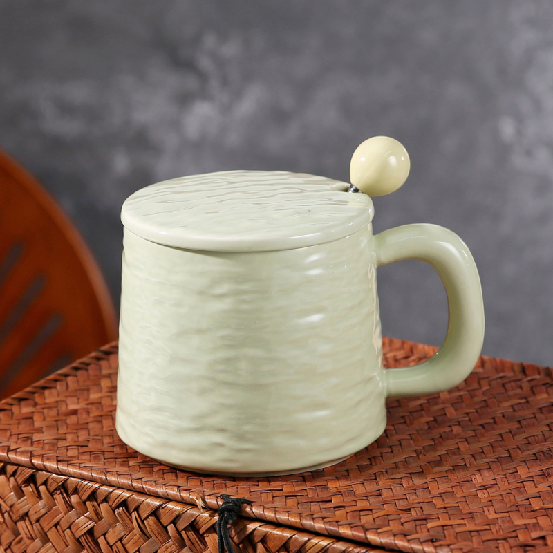 Cană ceramică de cafea, capacitate mare, pentru uz casnic, pentru cupluri, ceașcă de ceai