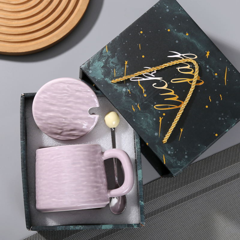 Cană ceramică de cafea, capacitate mare, pentru uz casnic, pentru cupluri, ceașcă de ceai