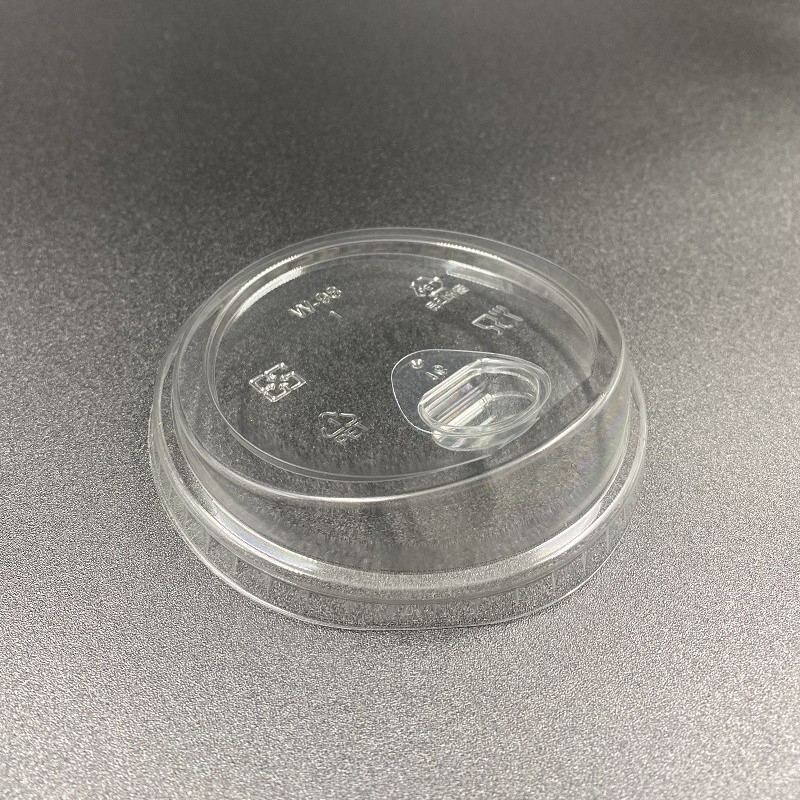 Pahar de cafea, de unică folosință, transparent, pentru băuturi reci și ceai cu lapte, diametrul 98 mm, capacitate 500 ml