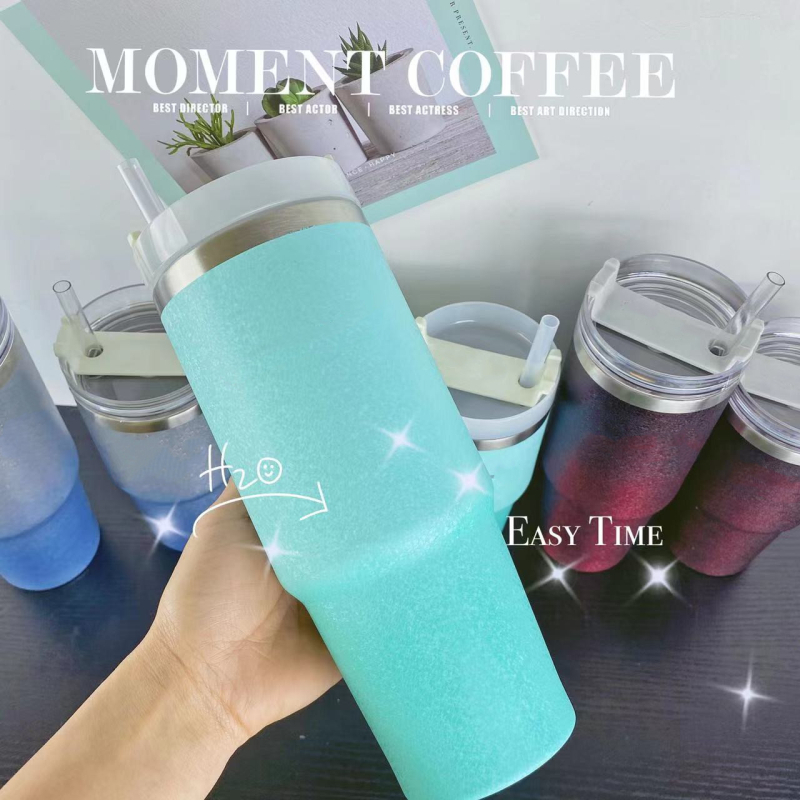 Cană din oțel inoxidabil cu pereți dubli, izolație vid, 20oz și 30oz, cafea și călătorii, personalizabil
