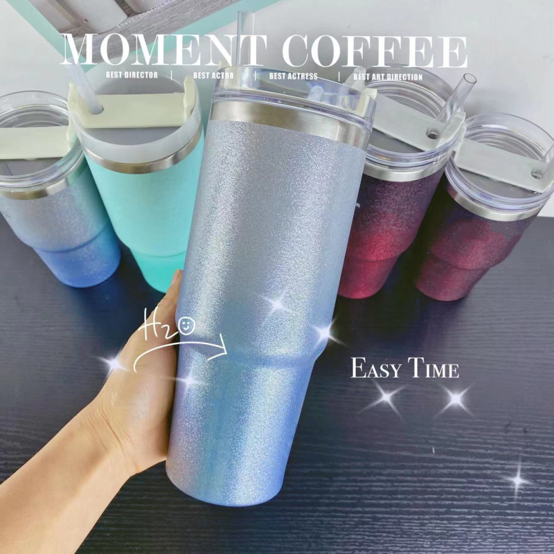 Cană din oțel inoxidabil cu pereți dubli, izolație vid, 20oz și 30oz, cafea și călătorii, personalizabil