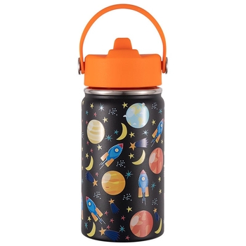 Cană izolatoare cu personaje de desene animate, portabilă pentru exterior, cu mâner inel, design în stil național, cană de buzunar și pentru mașină cu imprimare personalizată