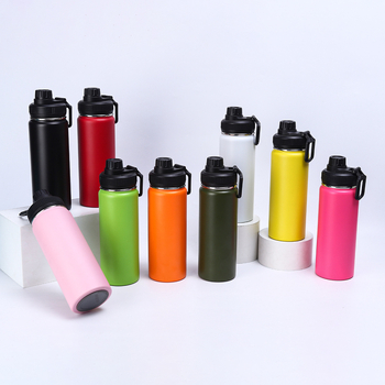 Sticlă de apă 32oz din oțel inoxidabil 304, izolație în vid, finisaj pulverizat, pentru exterior, portabilă pentru sport