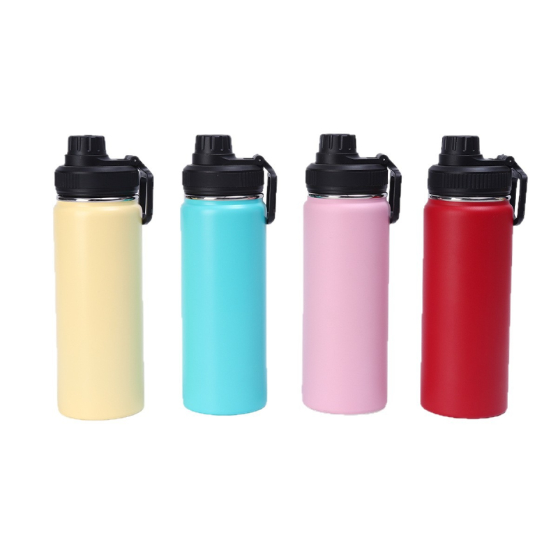Sticlă de apă 32oz din oțel inoxidabil 304, izolație în vid, finisaj pulverizat, pentru exterior, portabilă pentru sport