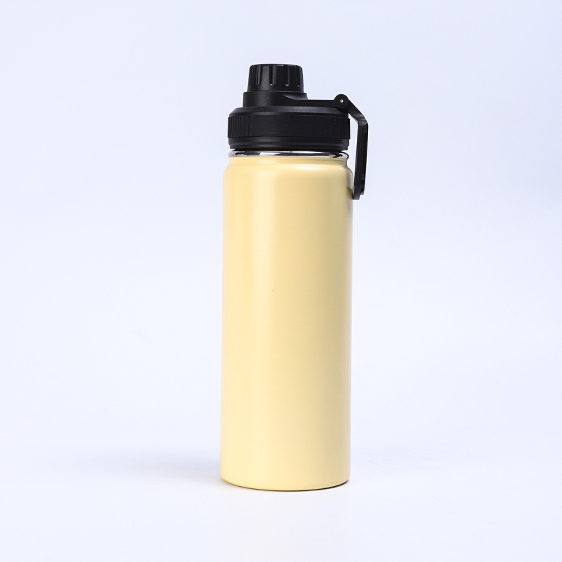 Sticlă de apă 32oz din oțel inoxidabil 304, izolație în vid, finisaj pulverizat, pentru exterior, portabilă pentru sport