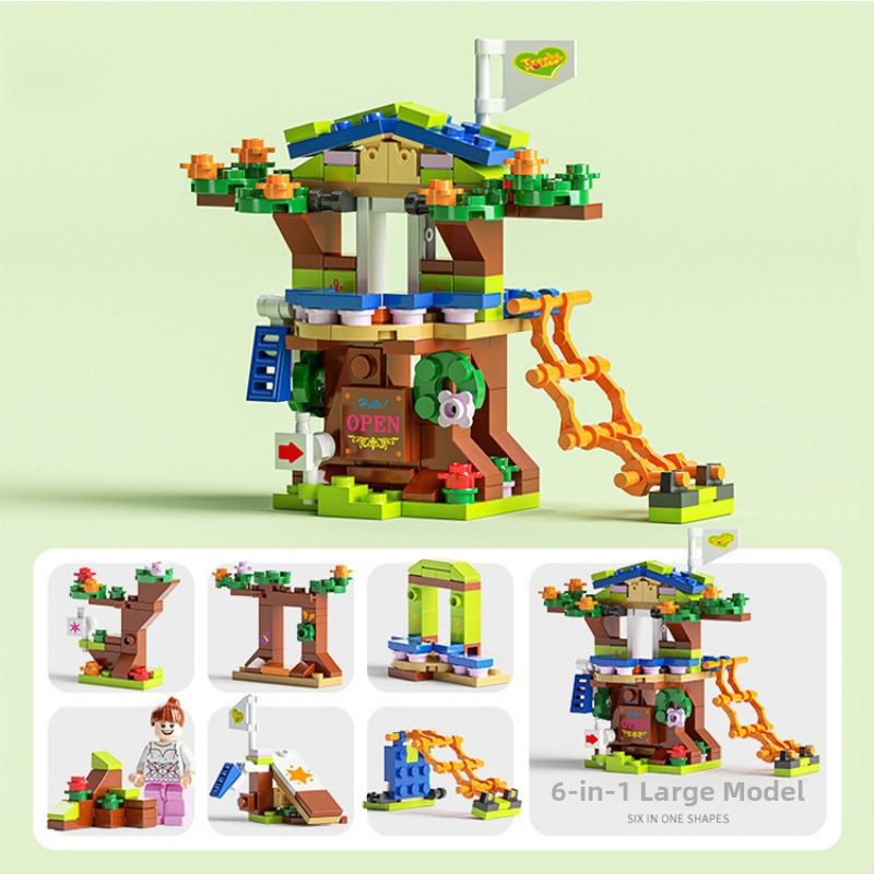 Šesť v jednom: Lego-kompatibilné stavebnice pre deti s témami hasičov, polície, vojenskej inžinierie a tanku
