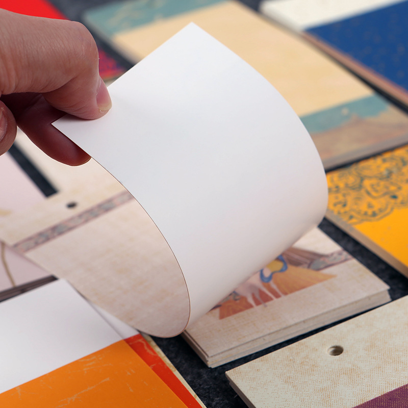 Semn de carte lacuit în stil antic chinezesc — gol, creativ pentru caligrafie manuală, semn de carte pentru elevi, hârtie de orez, material DIY