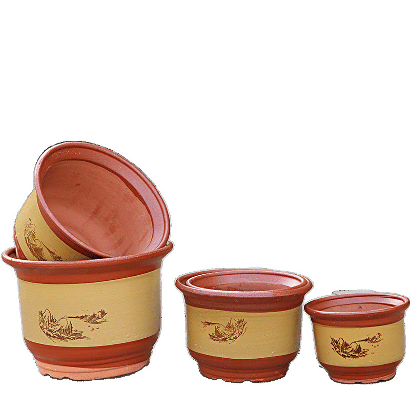 Ghiveci ceramic extra-large pentru plante, respirabil