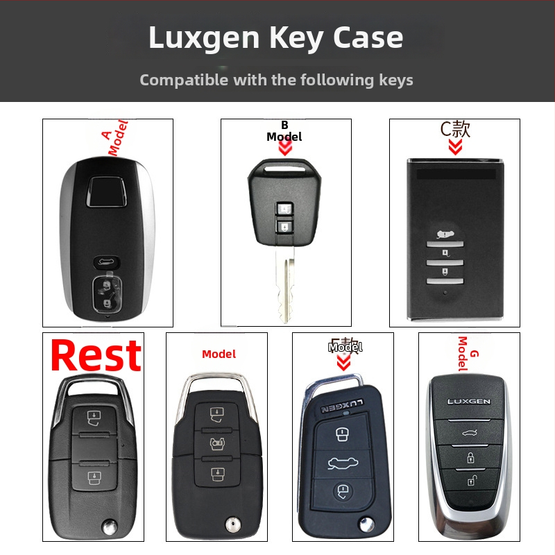 Luxgen obal na kľúče kompatibilný s modelmi 7, U6, Na5/S5/U7/MPV