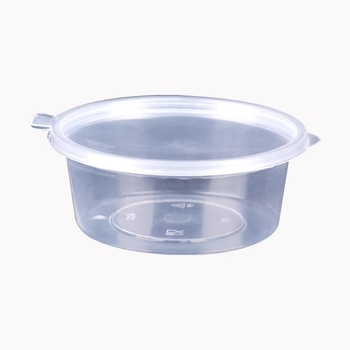 Cupă de sos de unică folosință, recipient rotund PP pentru sosuri, oțet și ulei de ardei iute, cutiuță pentru dip, capacitate sub 100 ml, 1 oz–5 oz