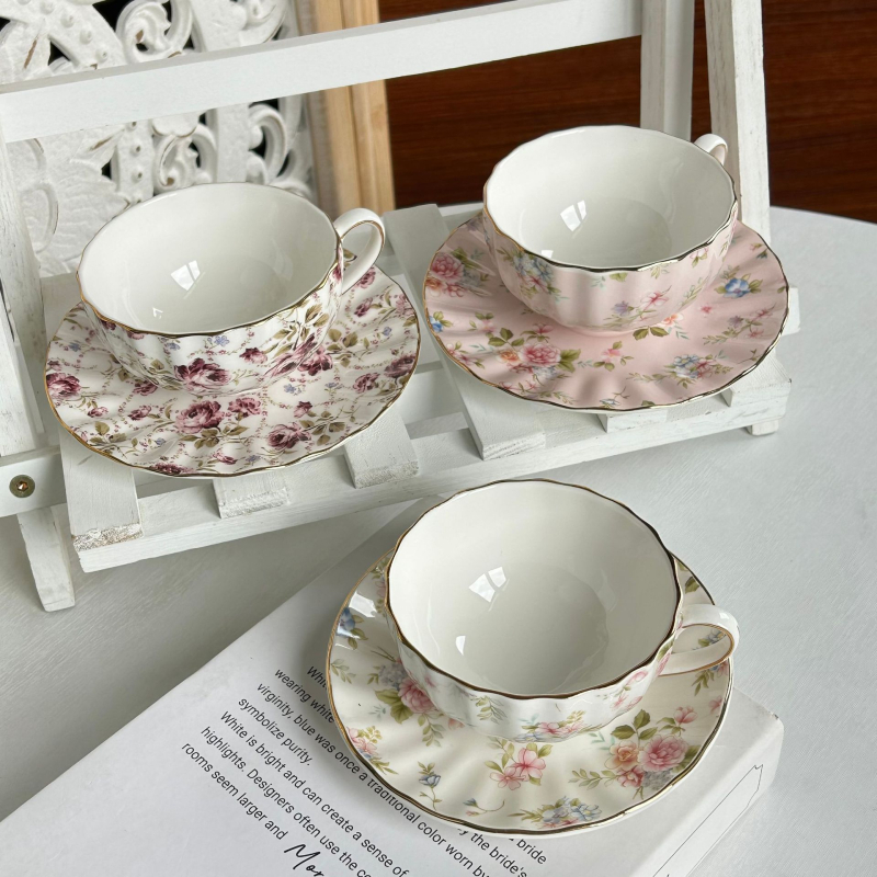 Ceainic ceramic în stil european cu bază de încălzire, pentru infuzat la mâna, potrivit pentru ceai cu lapte și ceaiuri florale
